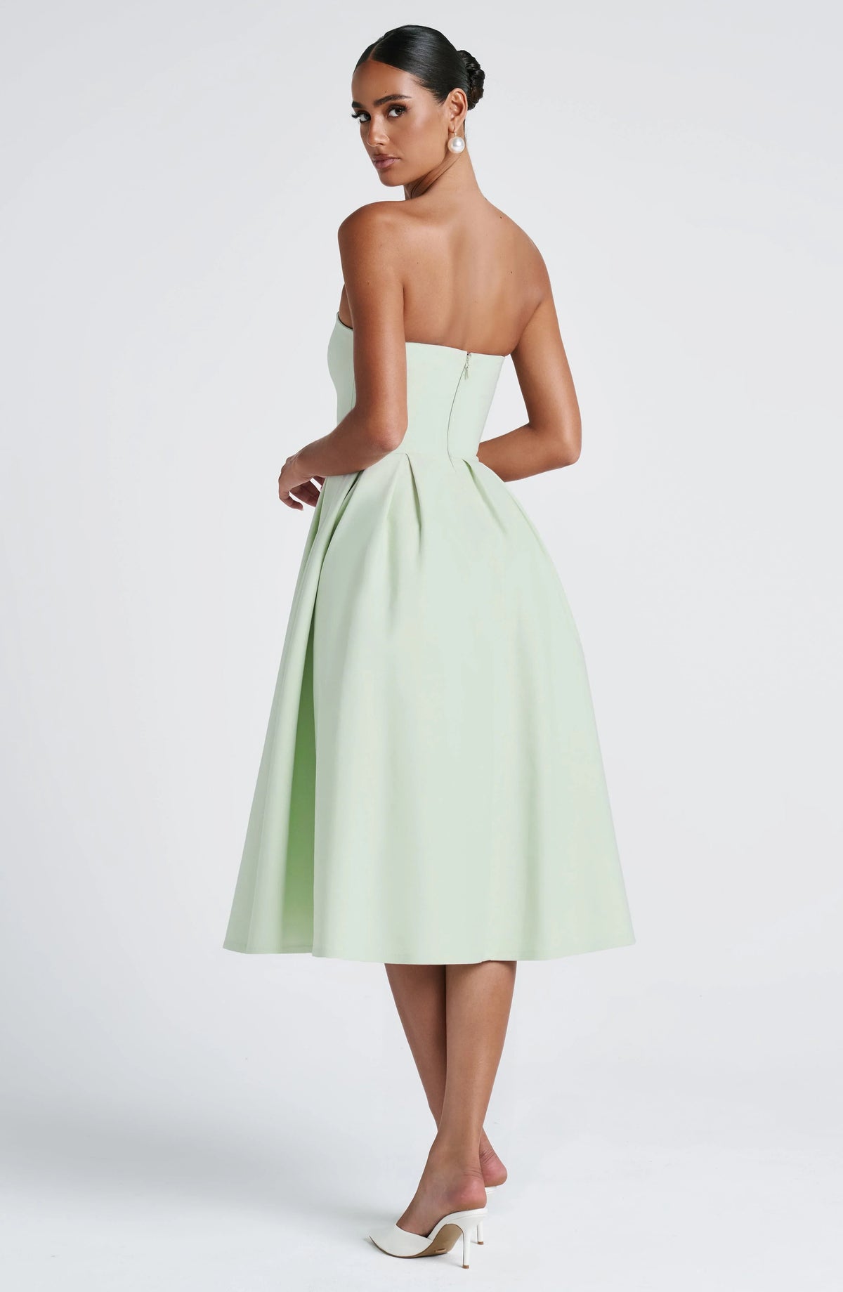 Edith Midi Dress - Mint