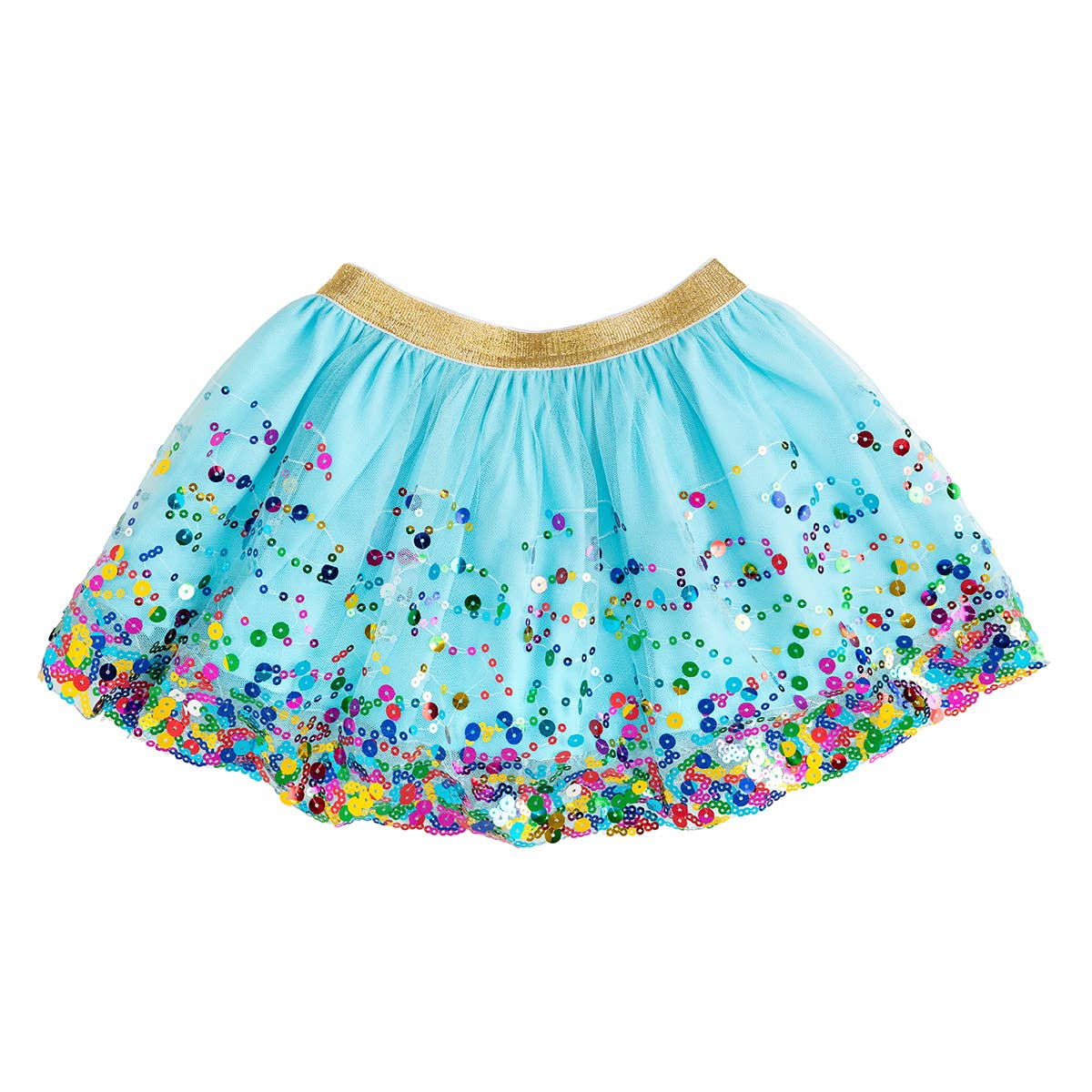 Aqua Confetti Tutu Tutu - Dress Up Skirt