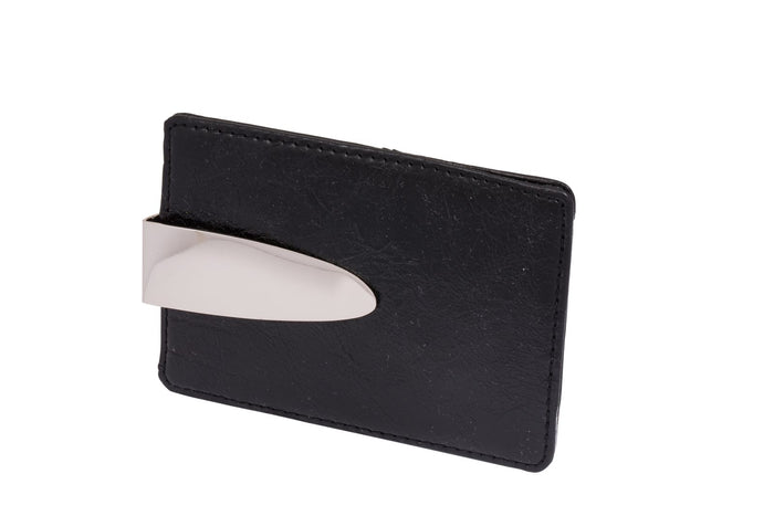 Black Pu Metal Credit Card Ho