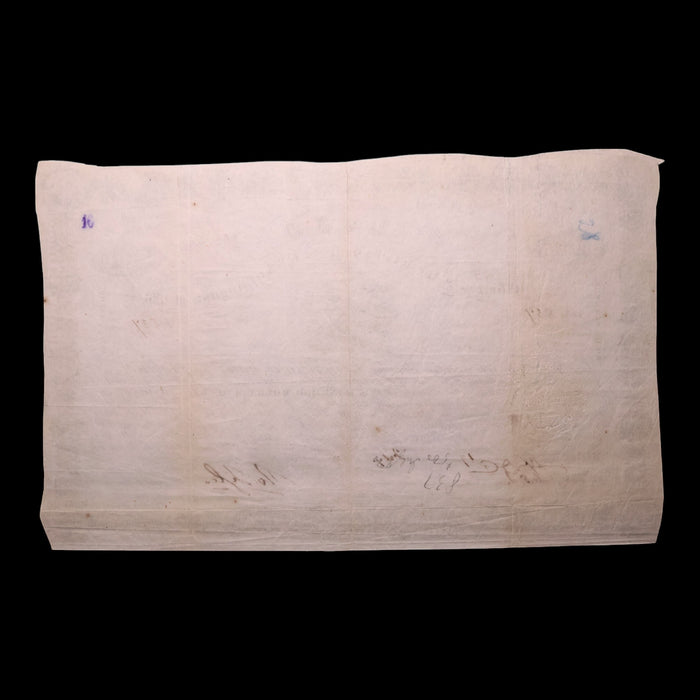 Confederate States of America, $500 Bond, Lady of Agriculture Vignette - 1861 - U.S. Civil War