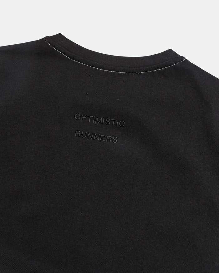 Cotton Crop Tank Top - Black