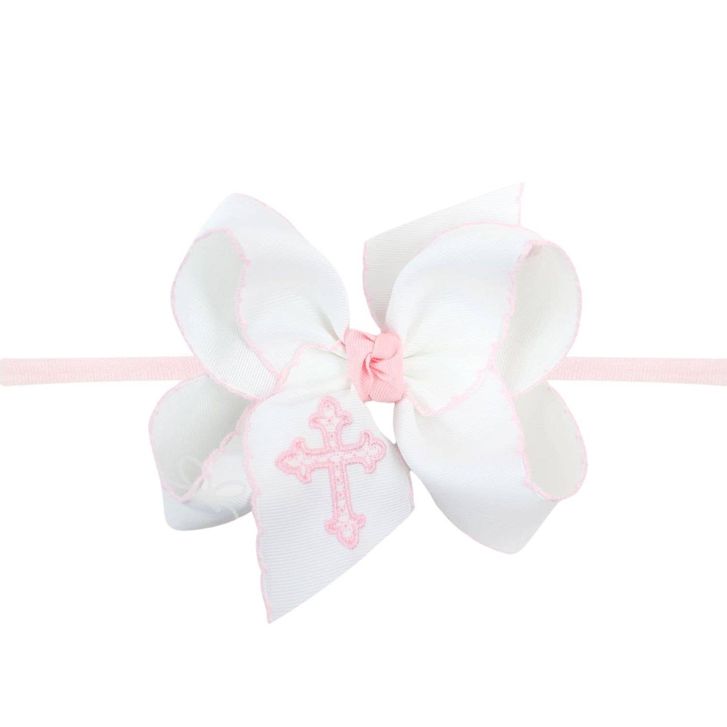 1/4" Pantyhose Headband w/ Cross bow