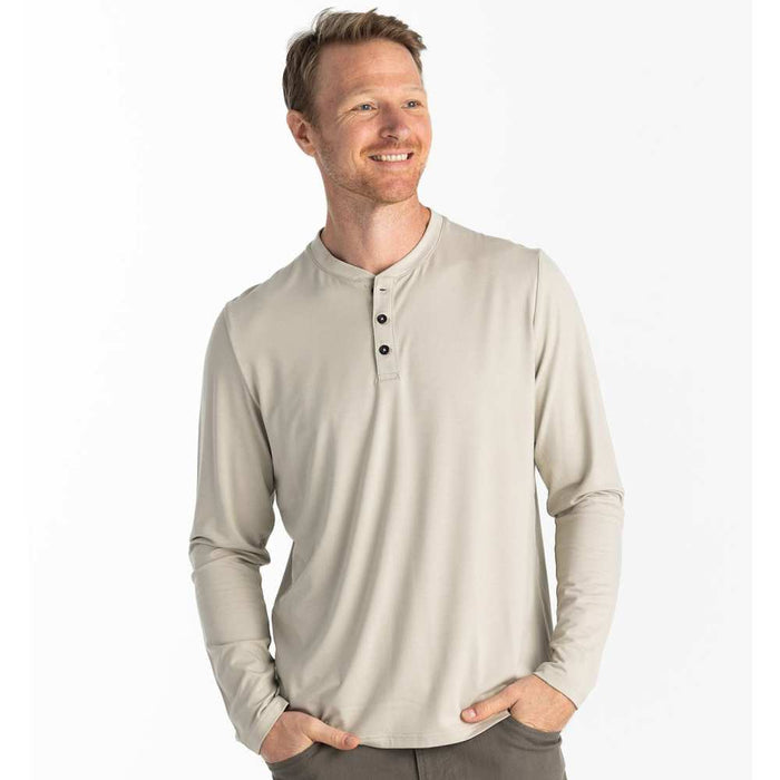 Free Fly Men's Bamboo Flex Long Sleeve Henley