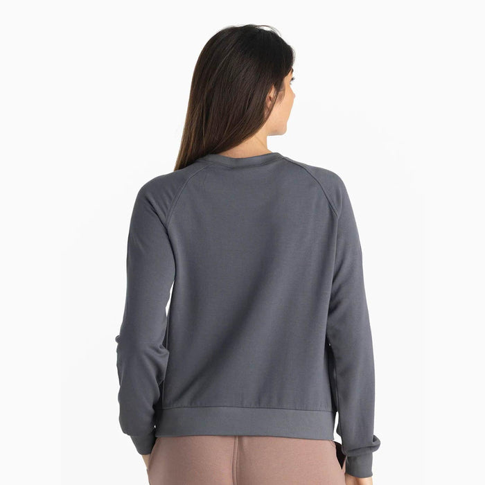 Free Fly Women's Bamboo Lightweight Fleece Crew