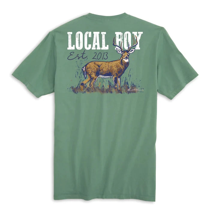 Local Boy Outfitters Men's Broad Side Short Sleeve Pocket T-Shirt