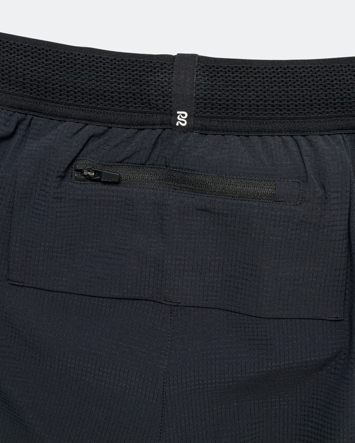 Mens CoolGrid 2-in-1 Run Short - Black