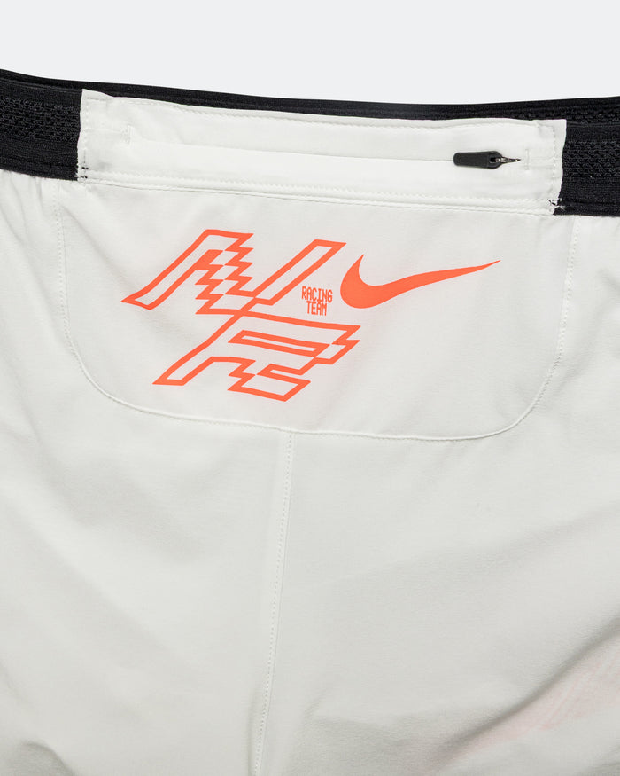 Mens Dri-FIT ADV Aeroswift 2in Brief-Lined Running Short GFX - Summit White
