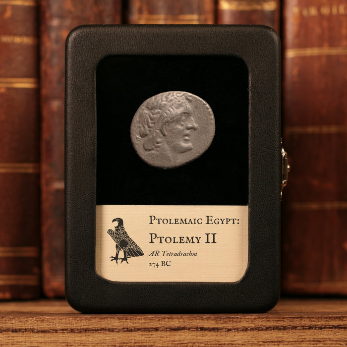 Ptolemaic Kingdom of Egypt, King Ptolemy II, AR Tetradrachm - 274 BCE - Ancient Egypt
