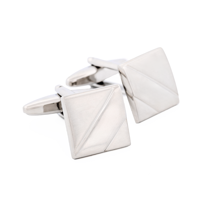 Rhodium Plated Cufflinks