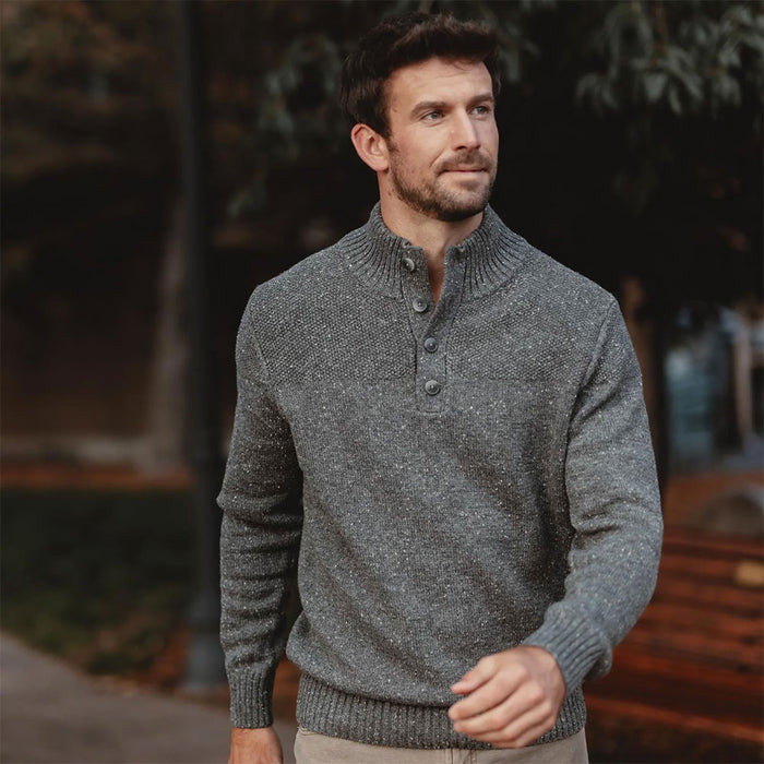 The Normal Brand Men's Seawool Nep Popover