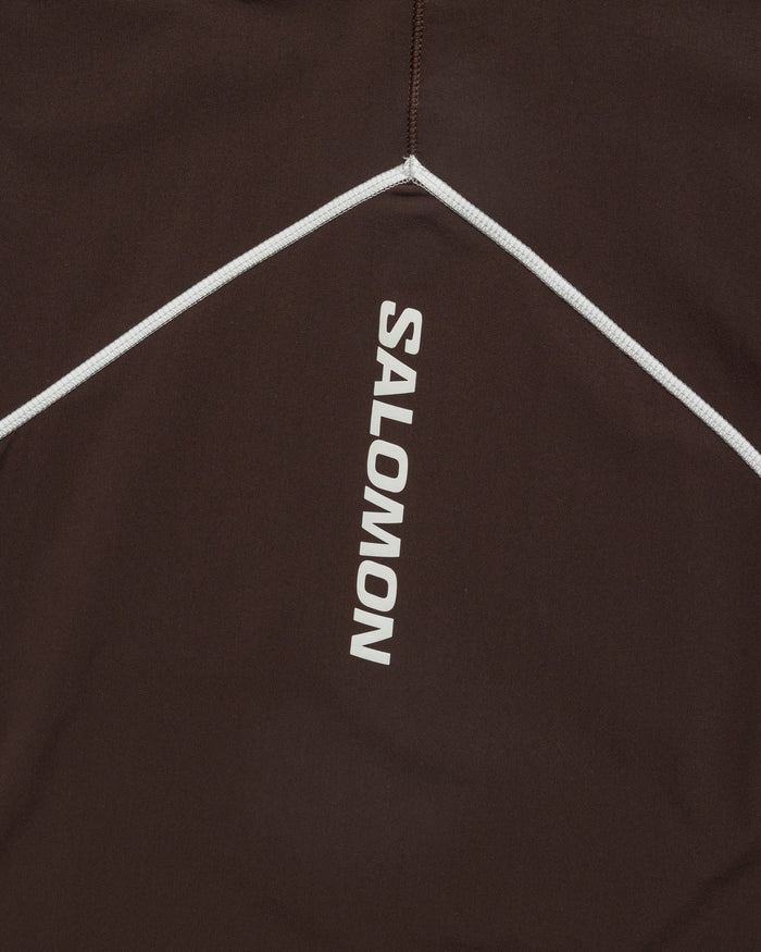 Womens Sense Aero Hybrid Pullover - Coffee Bean