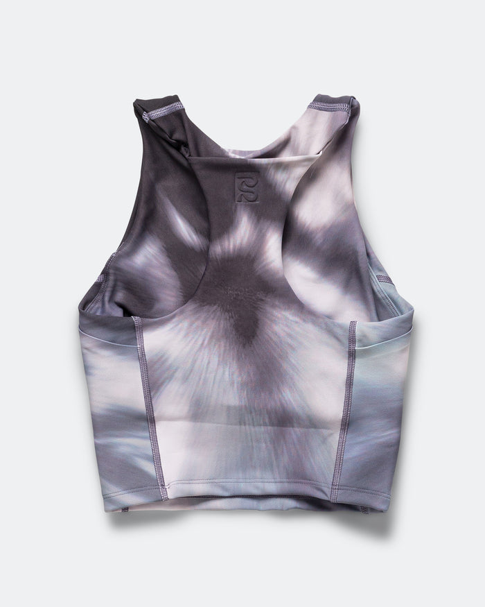 Womens Stamina Race Crop - Haze Multi