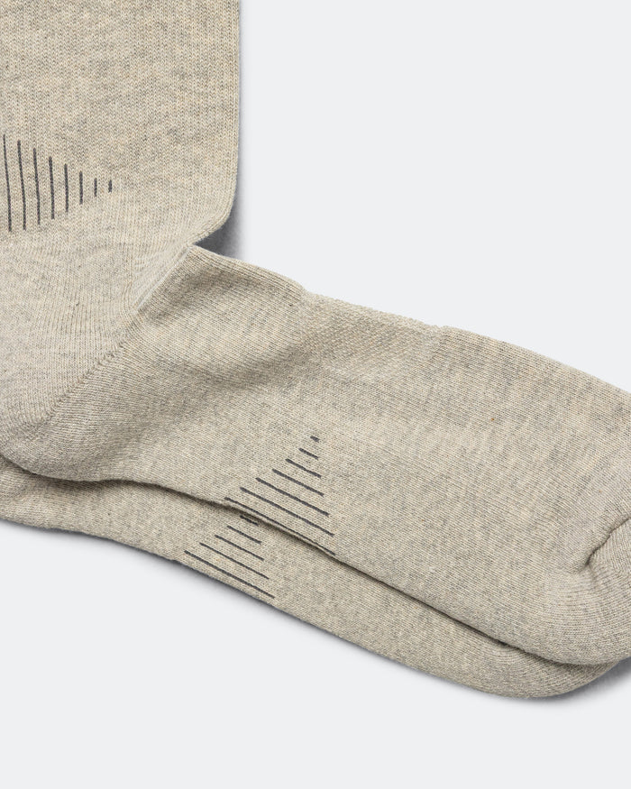 Zonal Organic Cotton Socks - Heather Grey/White