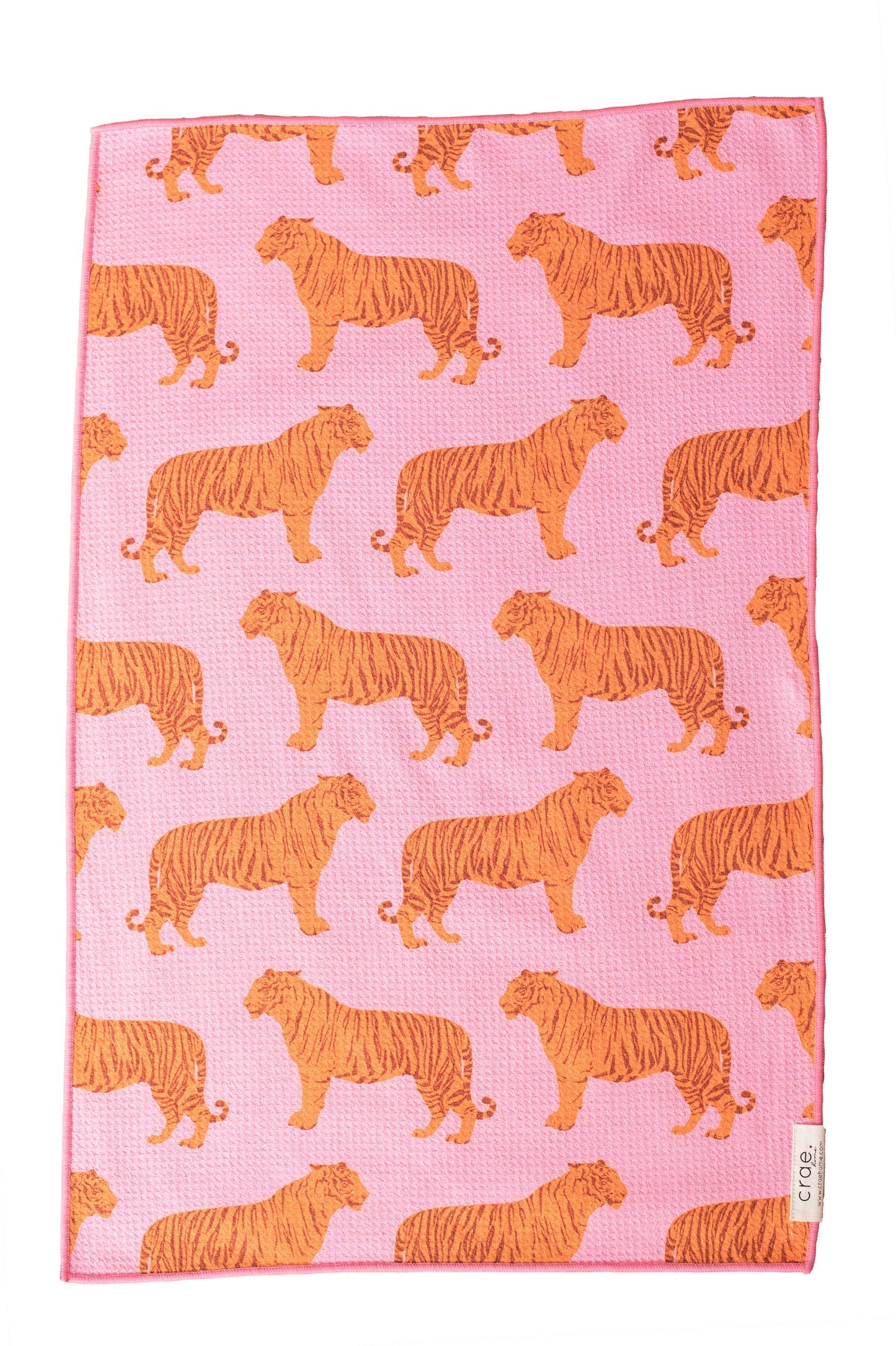 Carole: Reversible Hand Towel: Pink/Green / Hand Towel
