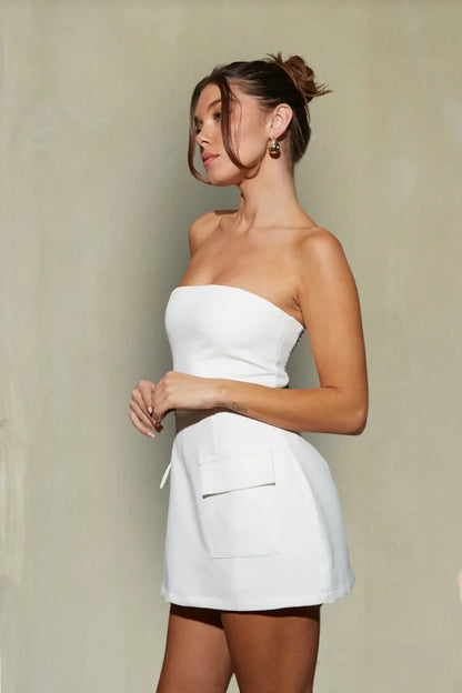 Margaret Romper Mini Dress