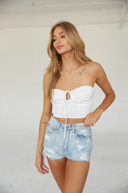Madrid Halter Crop Top