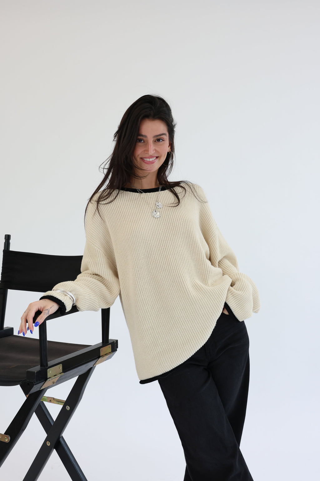 Fran Sweater in Oatmeal