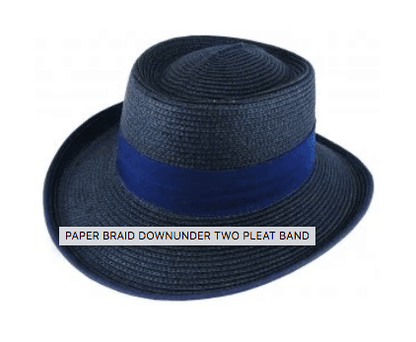 21575 - Paper Braid Downunder Two Pleat Band - Harrys for Menswear