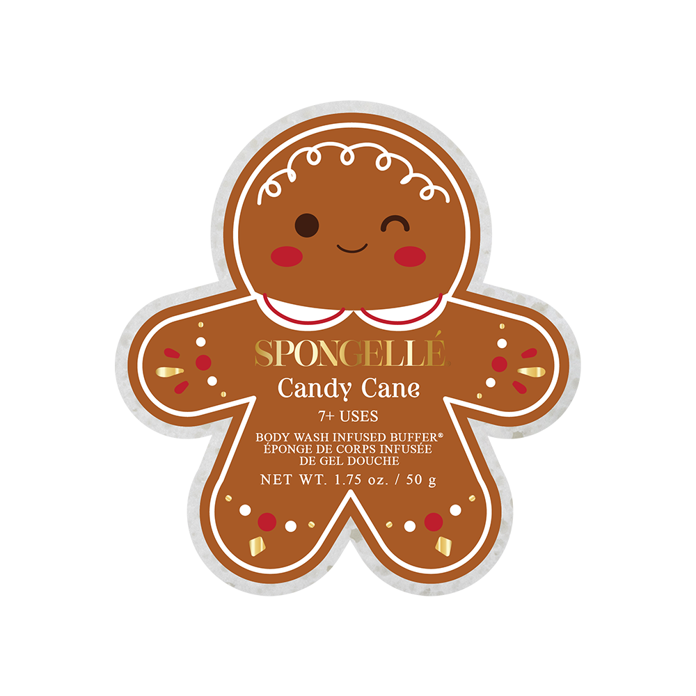 Candy Cane Gingerbread Holiday Buffer - Christmas