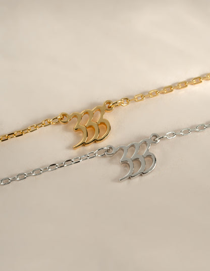 333 Ready to Ship Angel Number Necklace