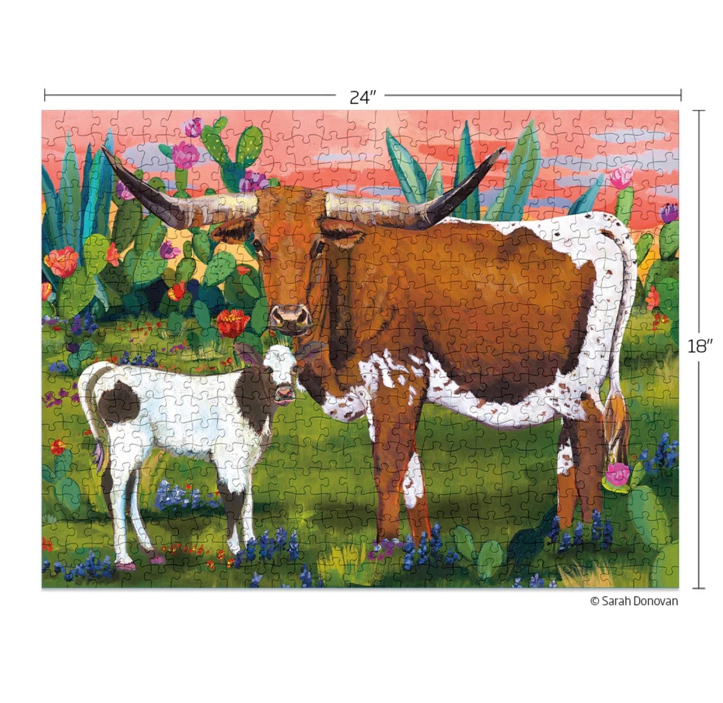 500 piece puzzle box