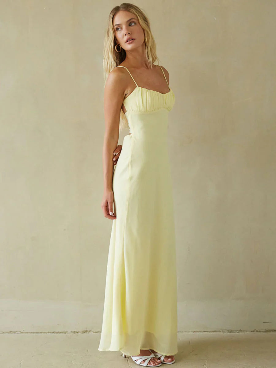 McKall Chiffon Maxi Dress