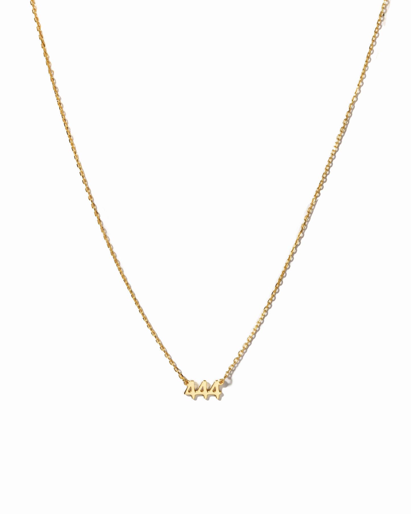 444 Ready to Ship Angel Number Necklace