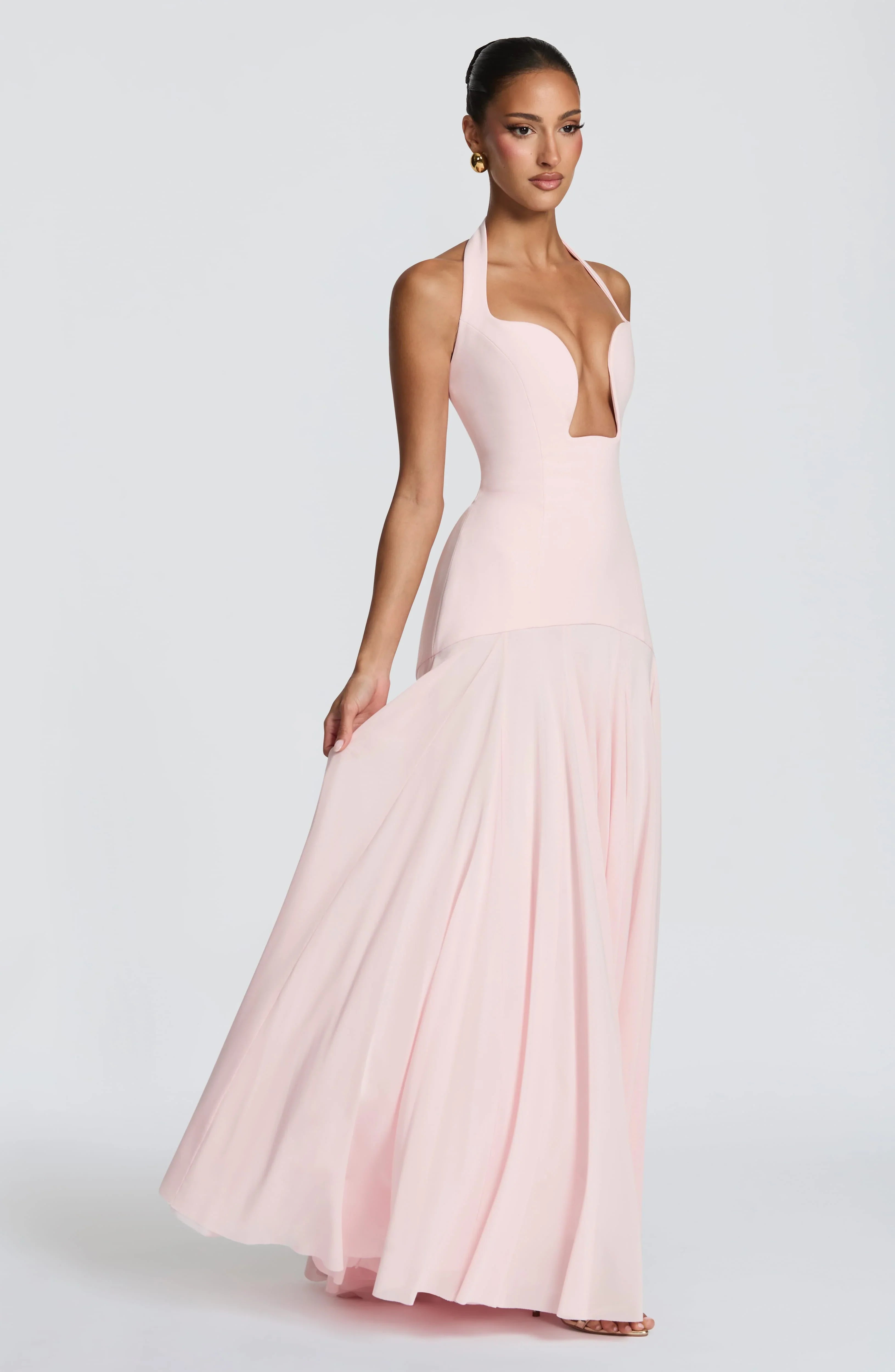 Cyrene Maxi Dress - Blush