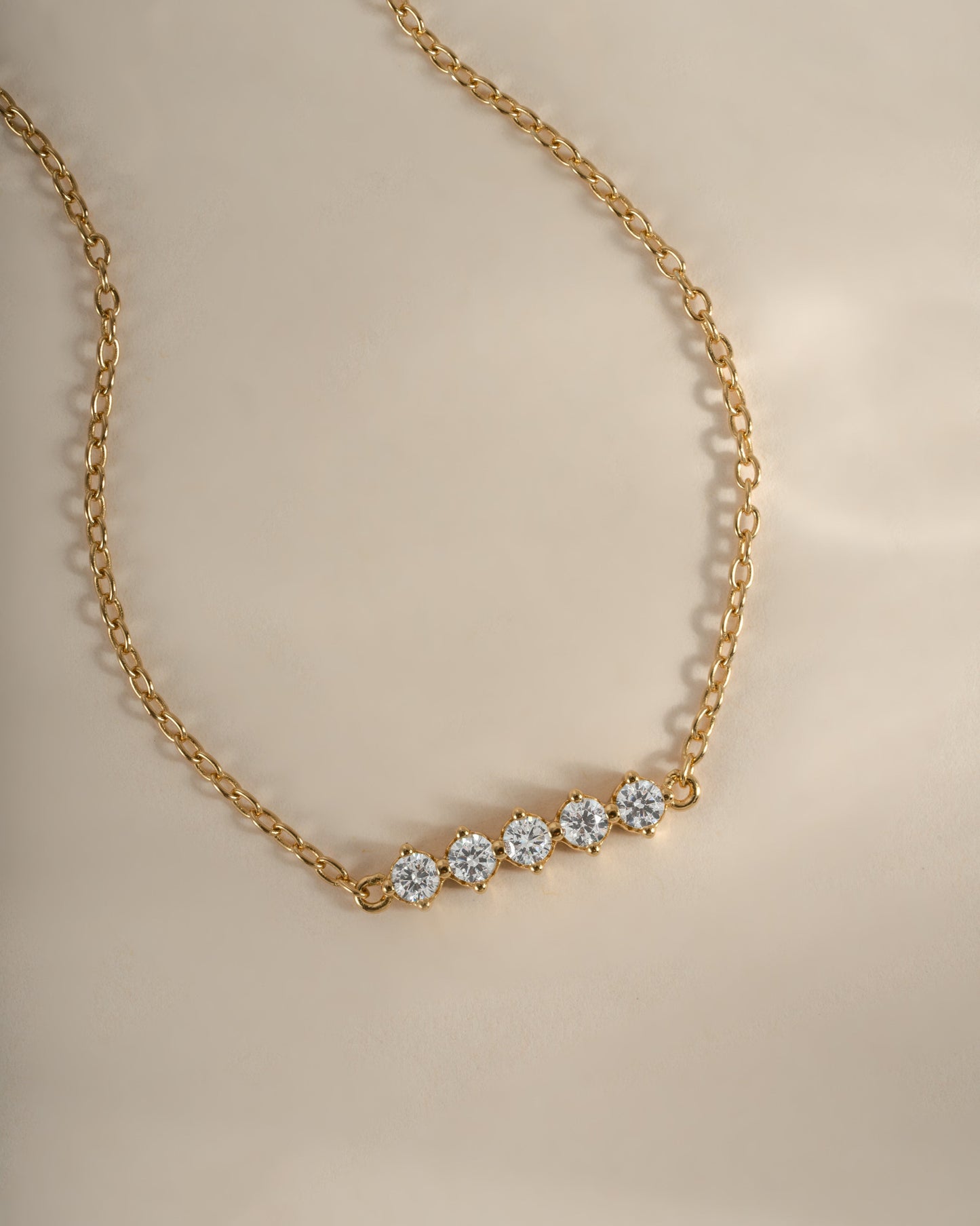 5 Stone Diamond Bracelet