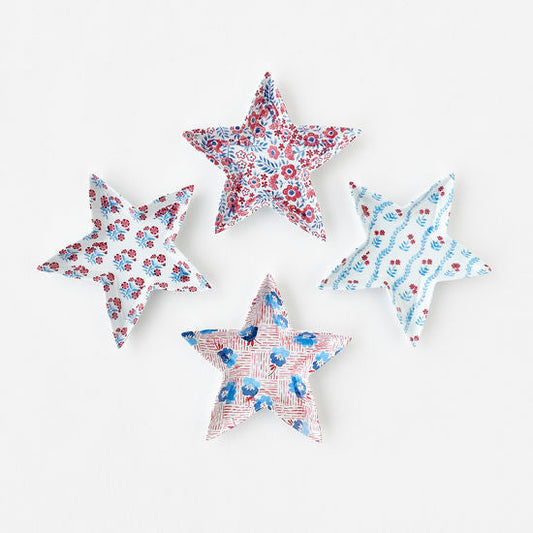 8” Star plate asst set