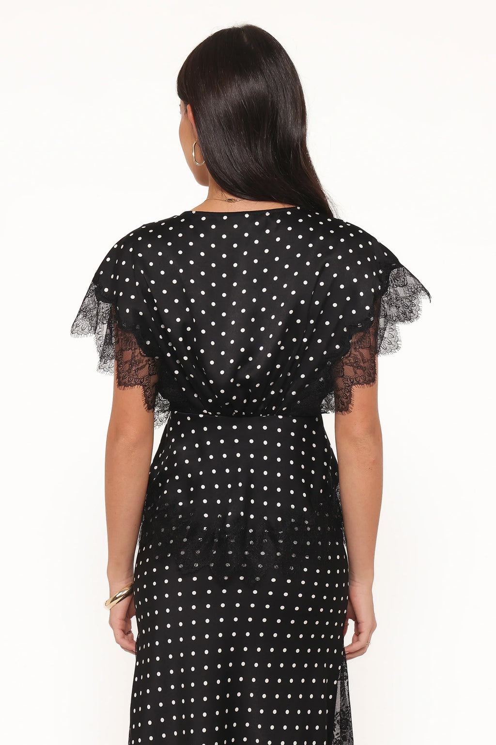 Ailbhe Top - Black Polka Dot
