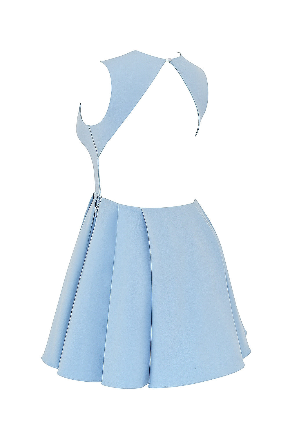 tuscan blue twill mini dress