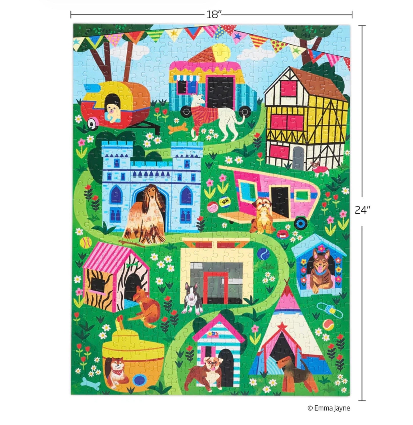 500 piece puzzle box