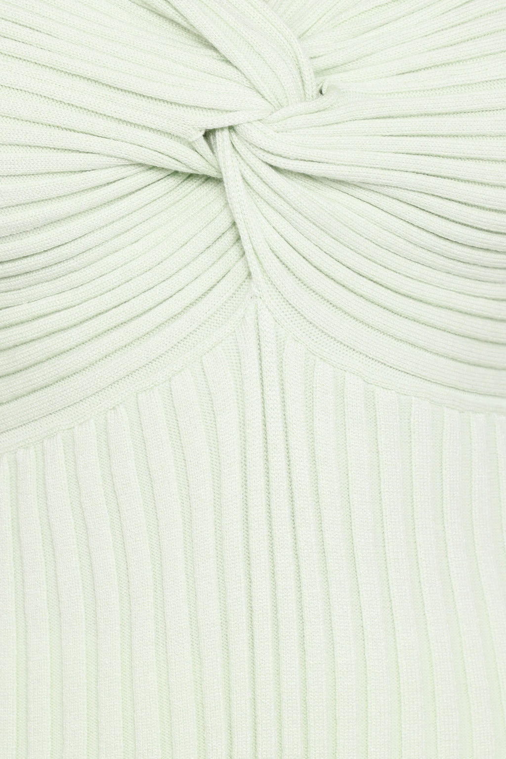 Demi Twist Detail Knit Top - Sage