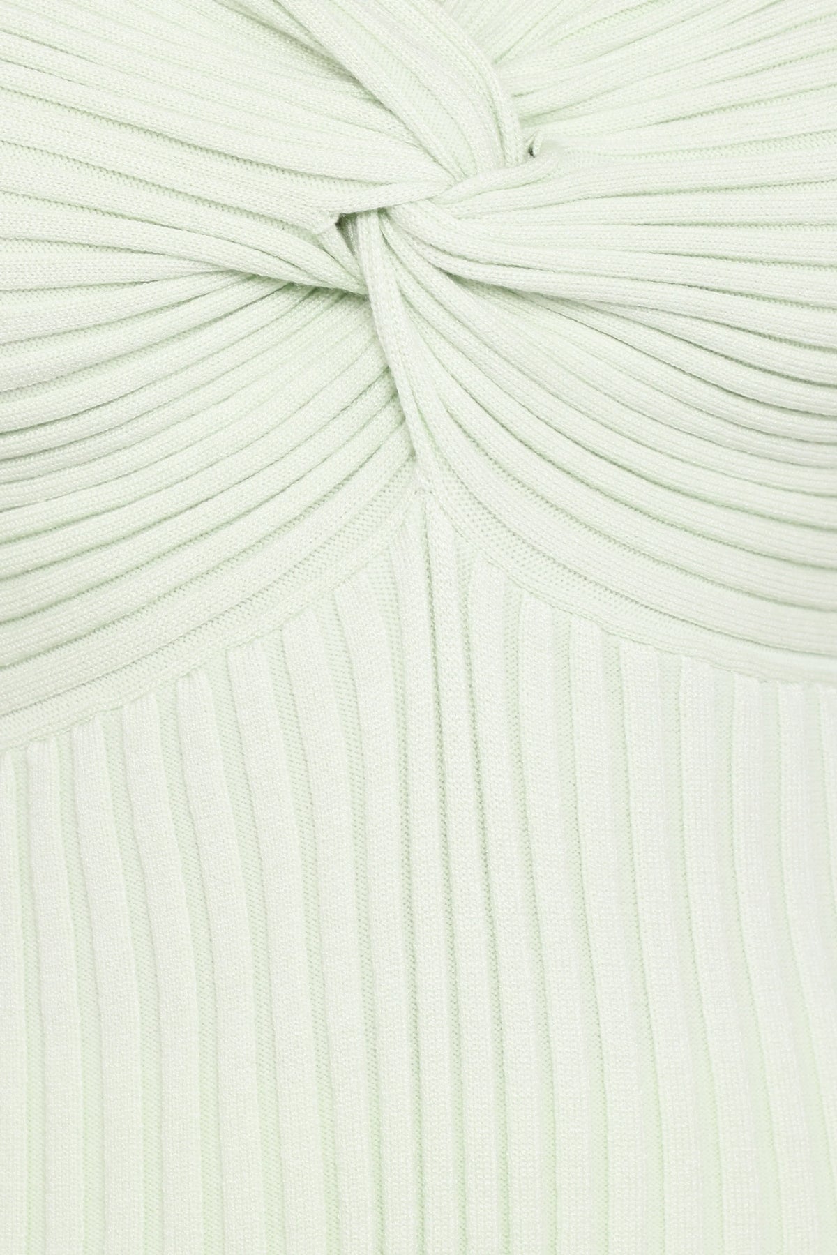 Demi Twist Detail Knit Top - Sage