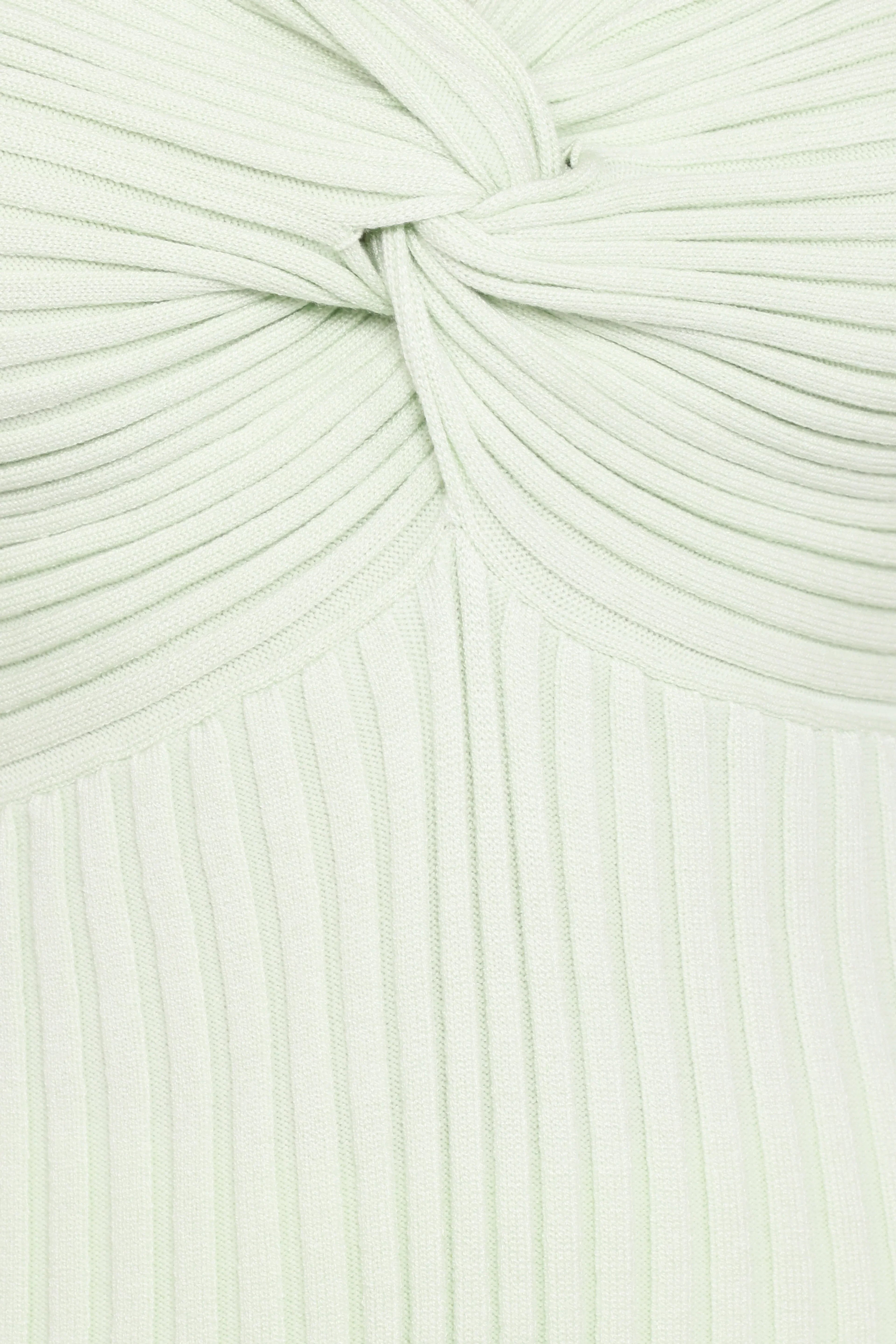 Demi Twist Detail Knit Top - Sage