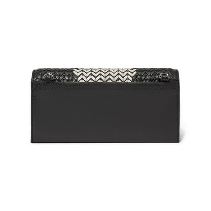 Black Ferrara Via Large Wallet