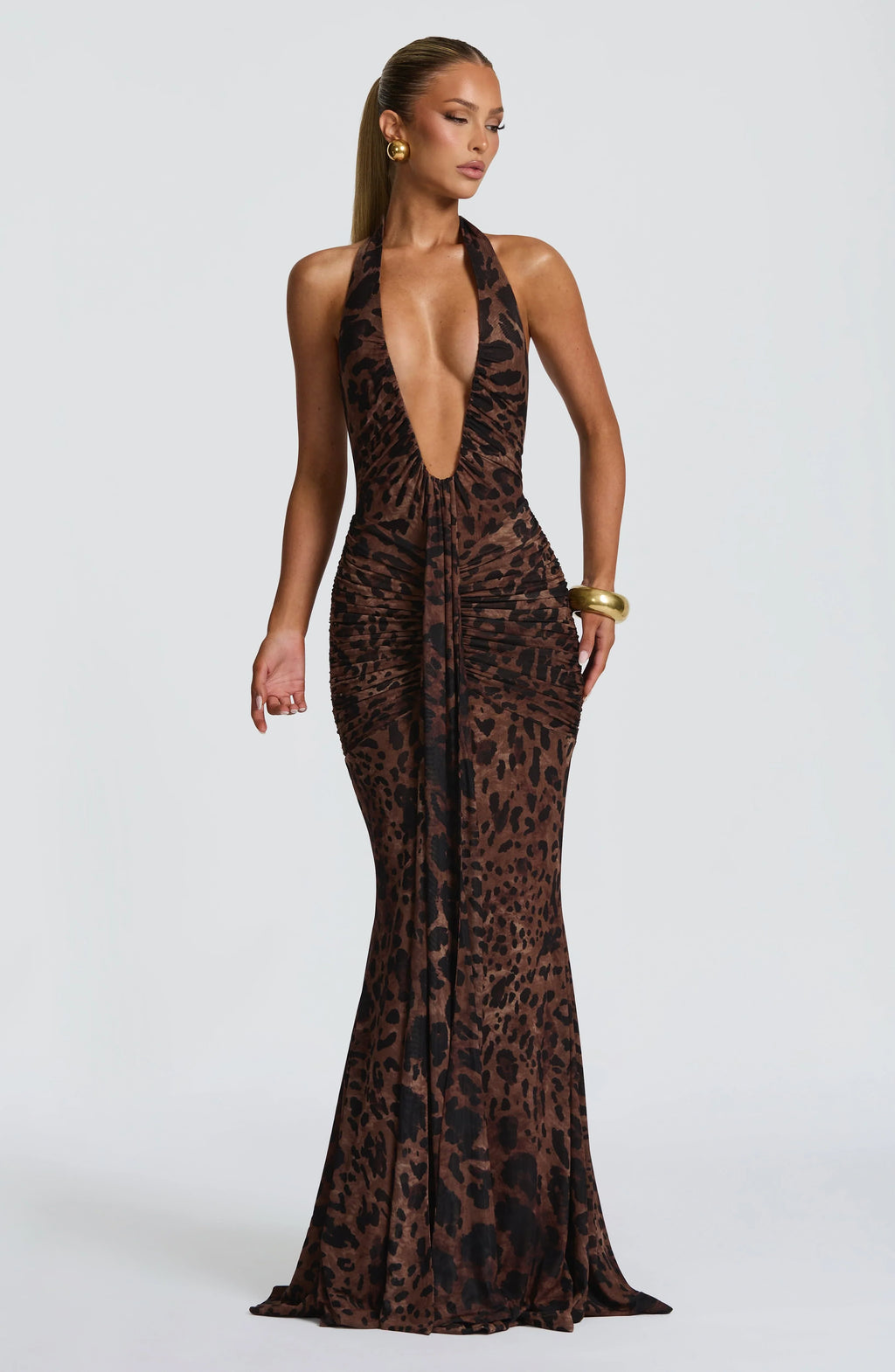 Rosetta Maxi Dress - Leopard Print