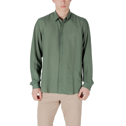 Antony Morato Bicolor Lyocell Dress Shirt