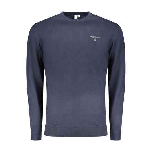 Accademia Militare Blu Cotton Men's Sweater