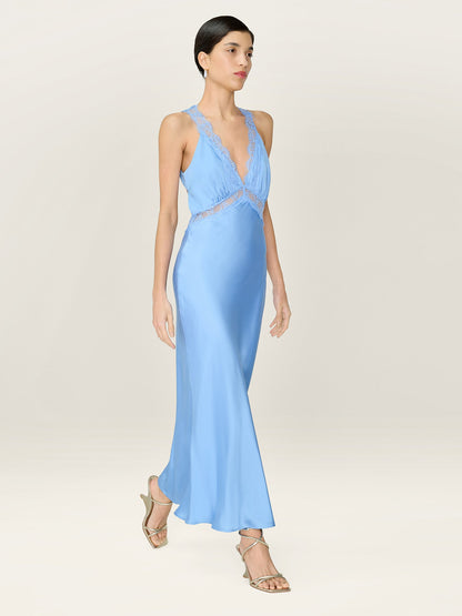 Aurelia Dress in Vista Blue