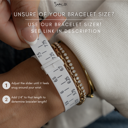 Oval Stone Tennis Bracelet
