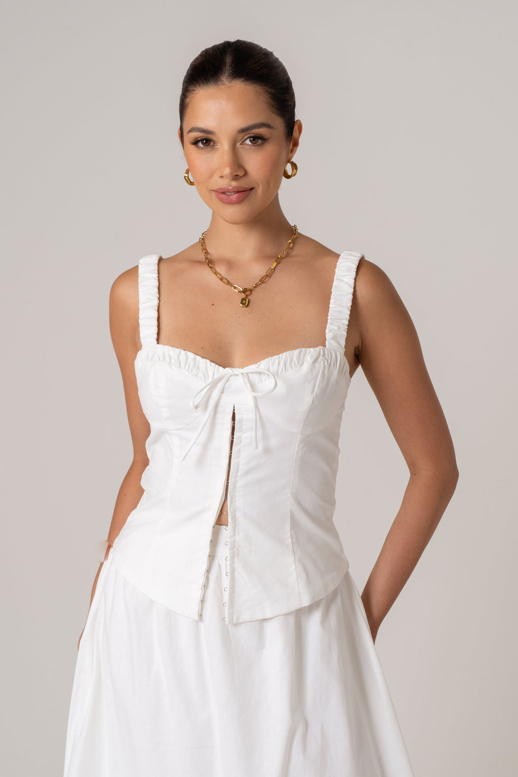 Tara Two Piece Set - Corset Top & Maxi Skirt