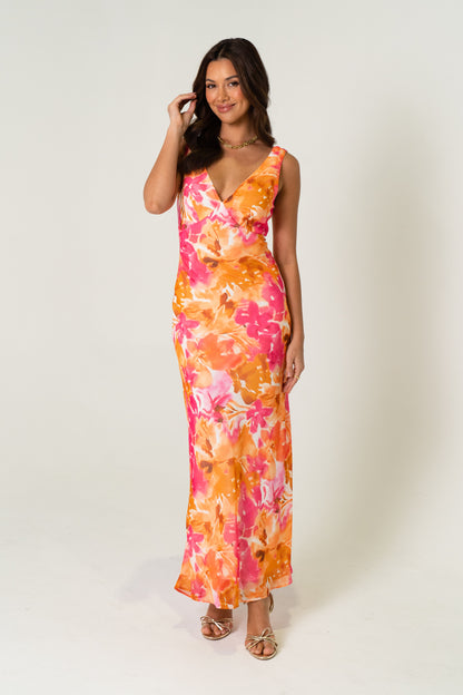 Bailey V-Neck Midi Dress