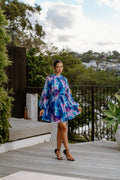 Elsie Mini Shift Dress with Waist Tie