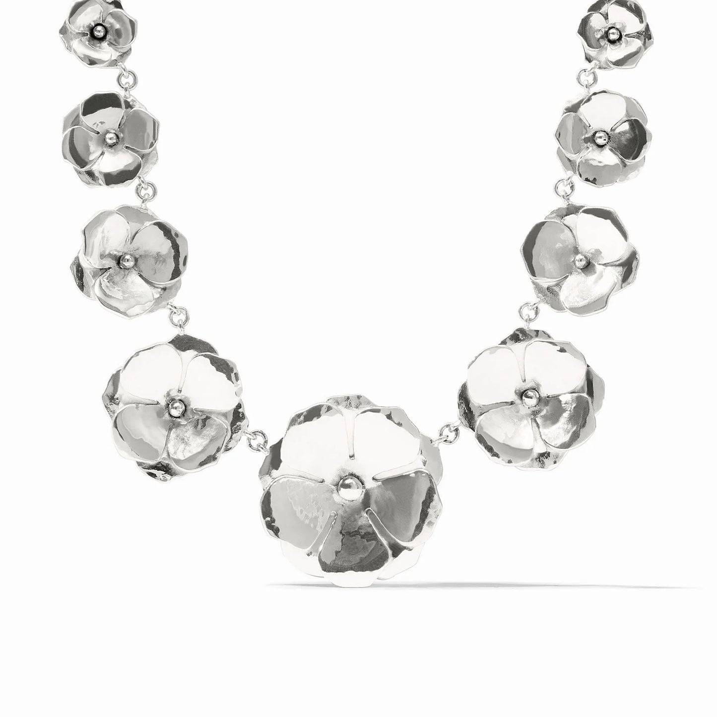 Bloom demi necklace- Silver