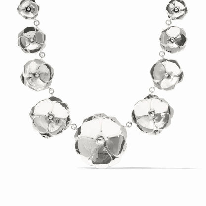 Bloom demi necklace- Silver