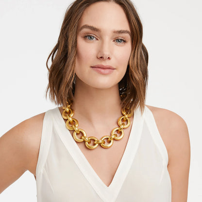 Cannes Link necklace- Gold