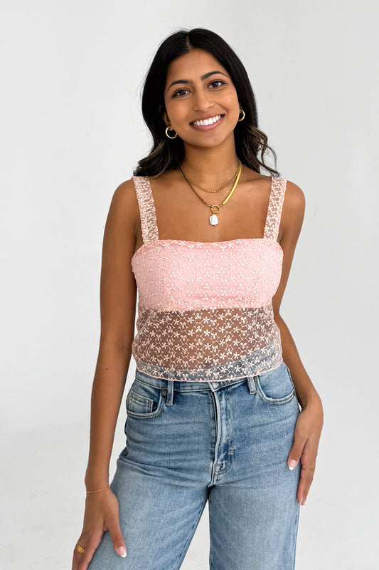 Adore You Top in Blush