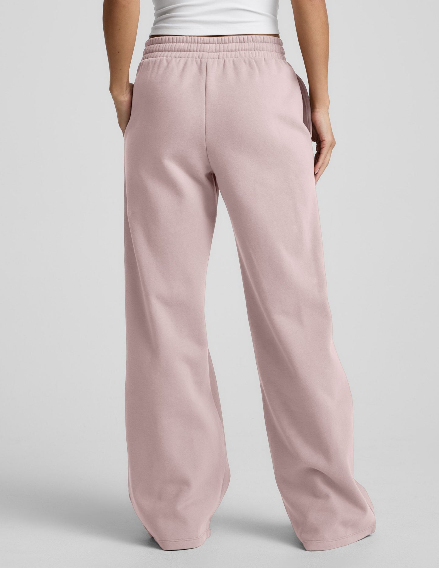 LuxeFleece™ Pintuck Wide Leg Pant